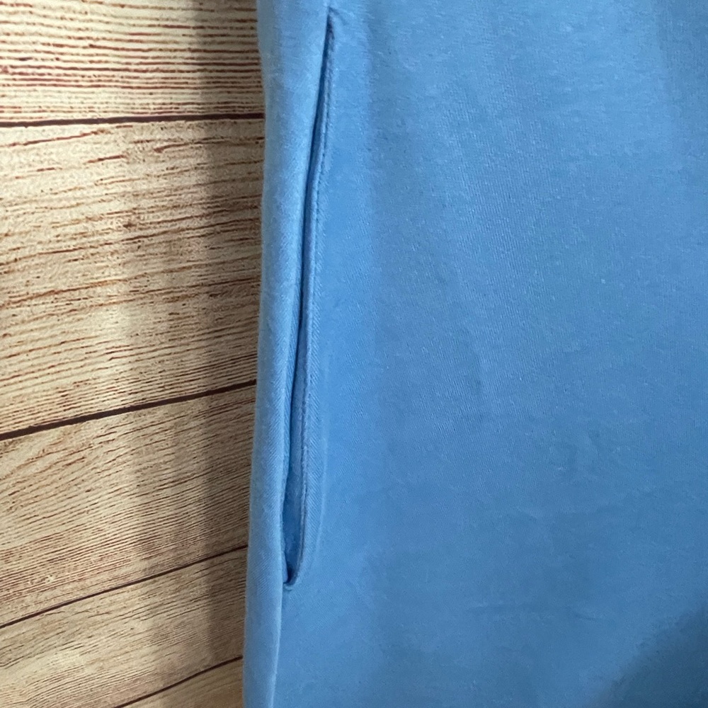 NWT New York & Co Light Blue Sleeveless Dress Pocketed Scoop Neck Small - Picture 3 of 4